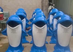 Đơn vị bán thùng rác nhựa composite chim cánh cụt chất lượng cao  