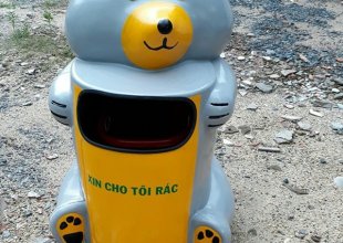 Nơi cung cấp thùng rác nhựa hình con thú tại TPHCM với mức giá cực tốt  
