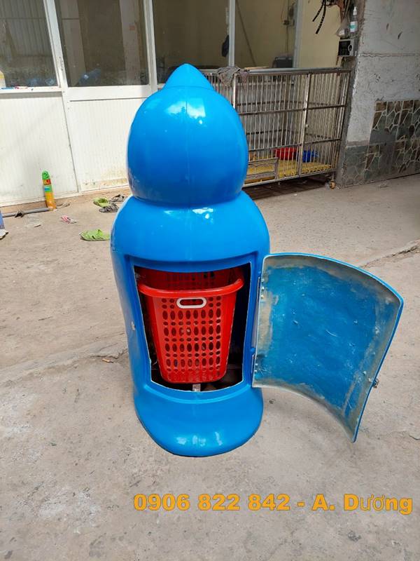 mua thùng rác nhựa hình thú
