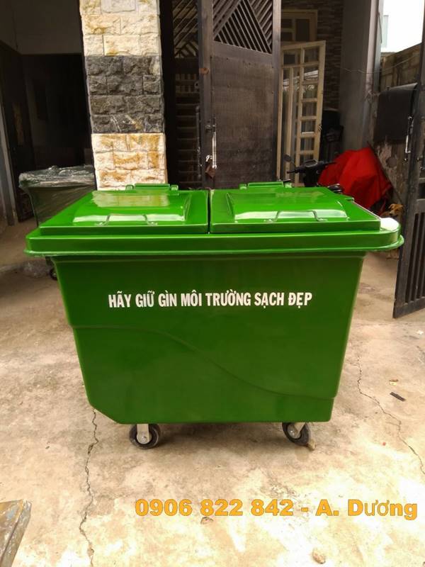 mua thùng rác nhựa ngoài trời giá rẻ