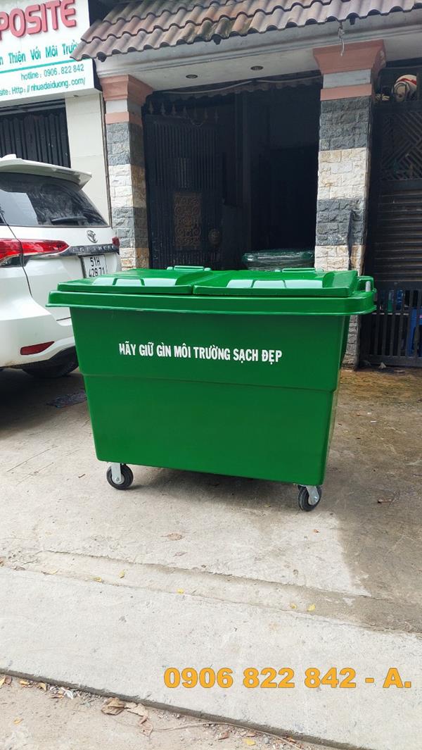 mua thùng rác nhựa ngoài trời giá rẻ