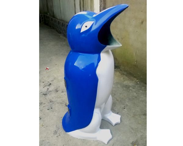thùng rác chim cánh cụt