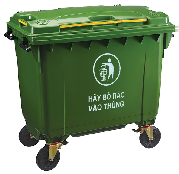 thùng rác nhựa composite 1000L