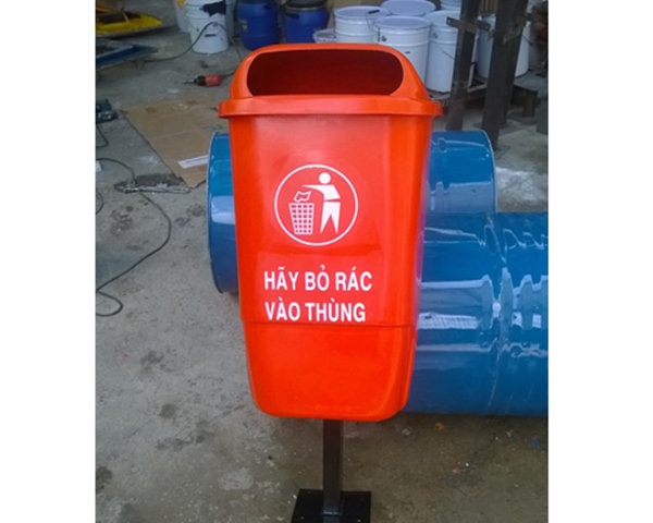 xưởng sản xuất thùng rác nhựa